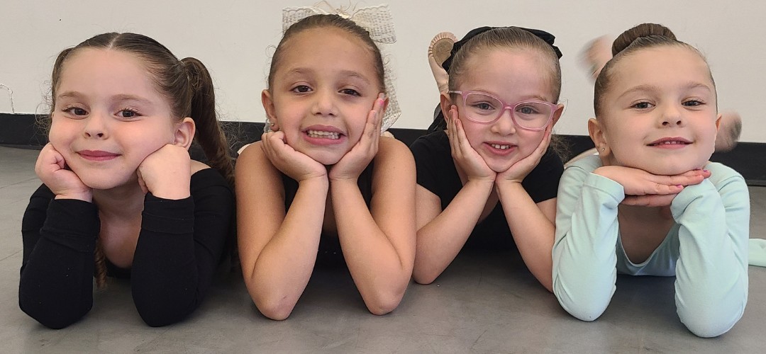 four young dancers